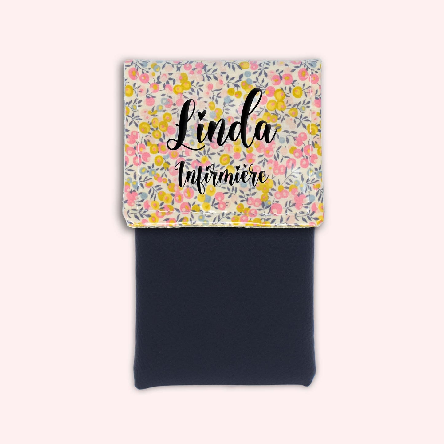 Liberty Wiltshire Yellow Pink Magnetic Pouch