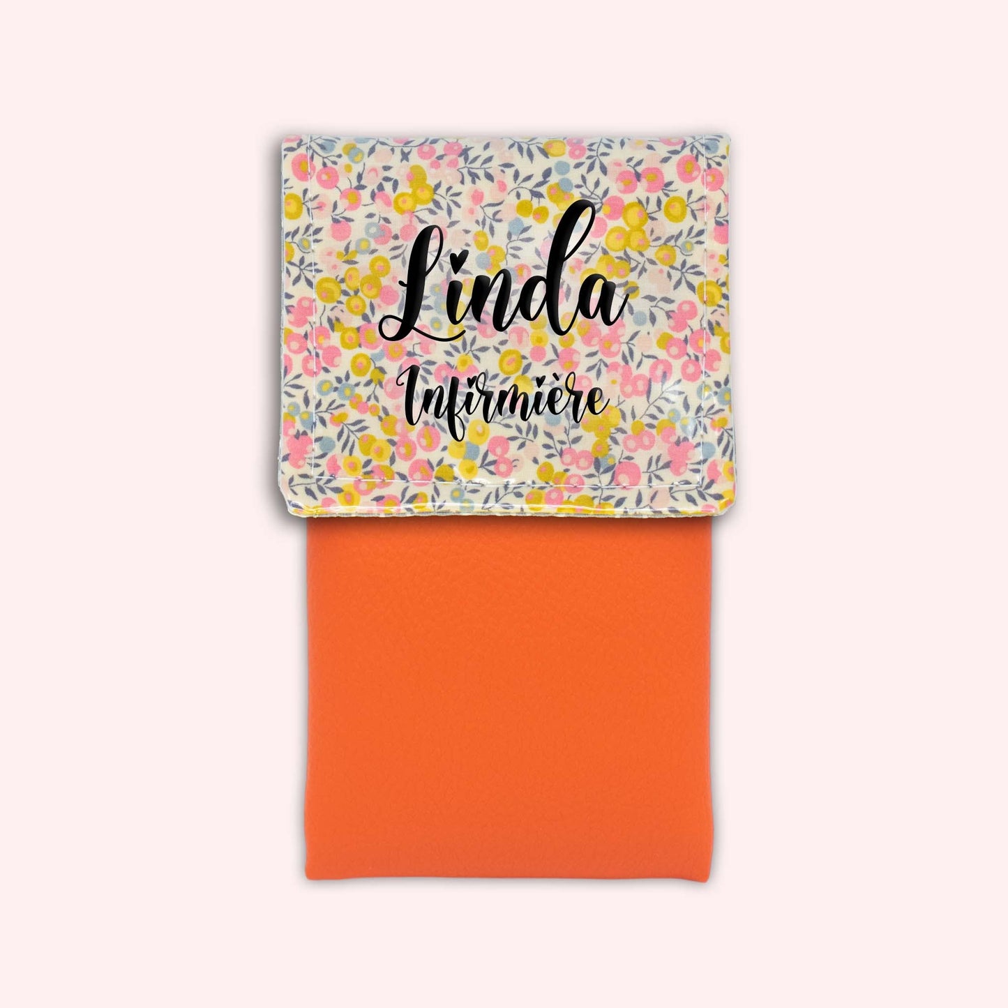 Liberty Wiltshire Yellow Pink Magnetic Pouch