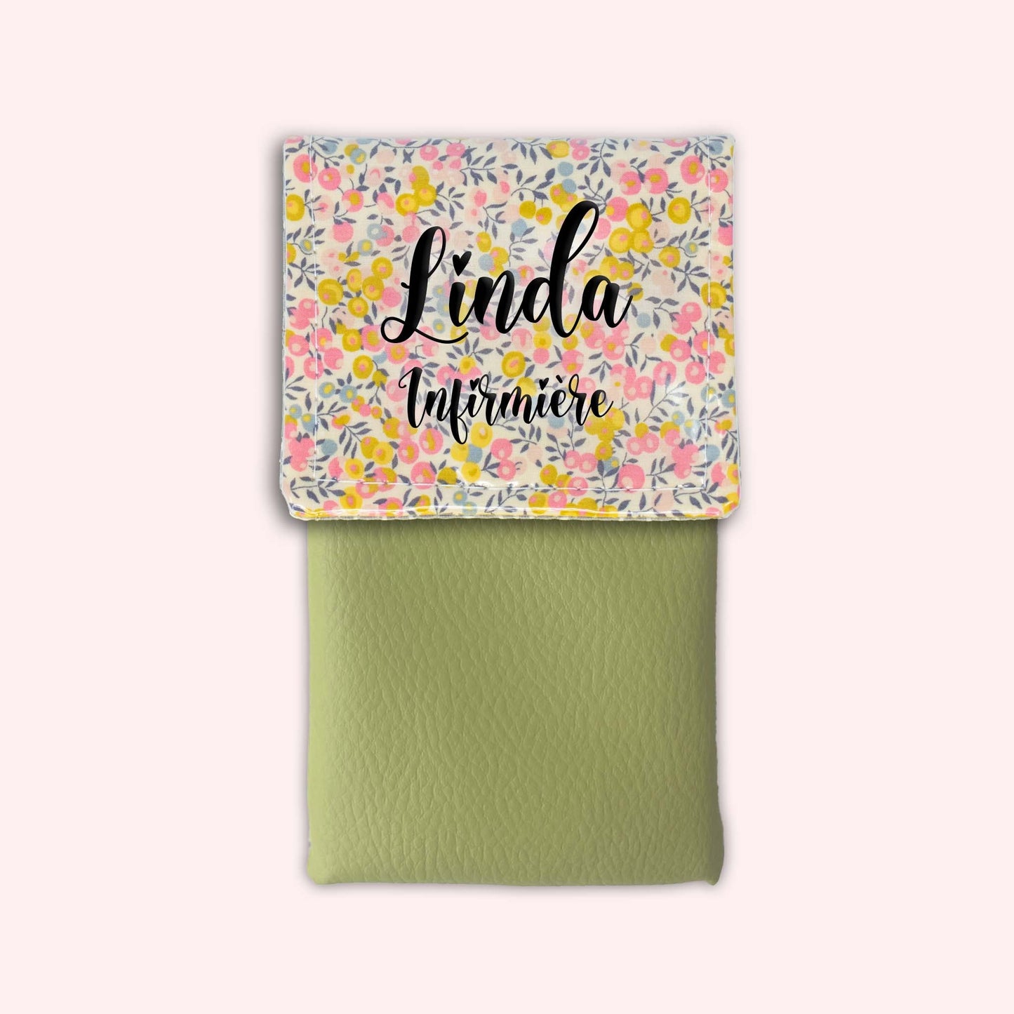 Liberty Wiltshire Yellow Pink Magnetic Pouch