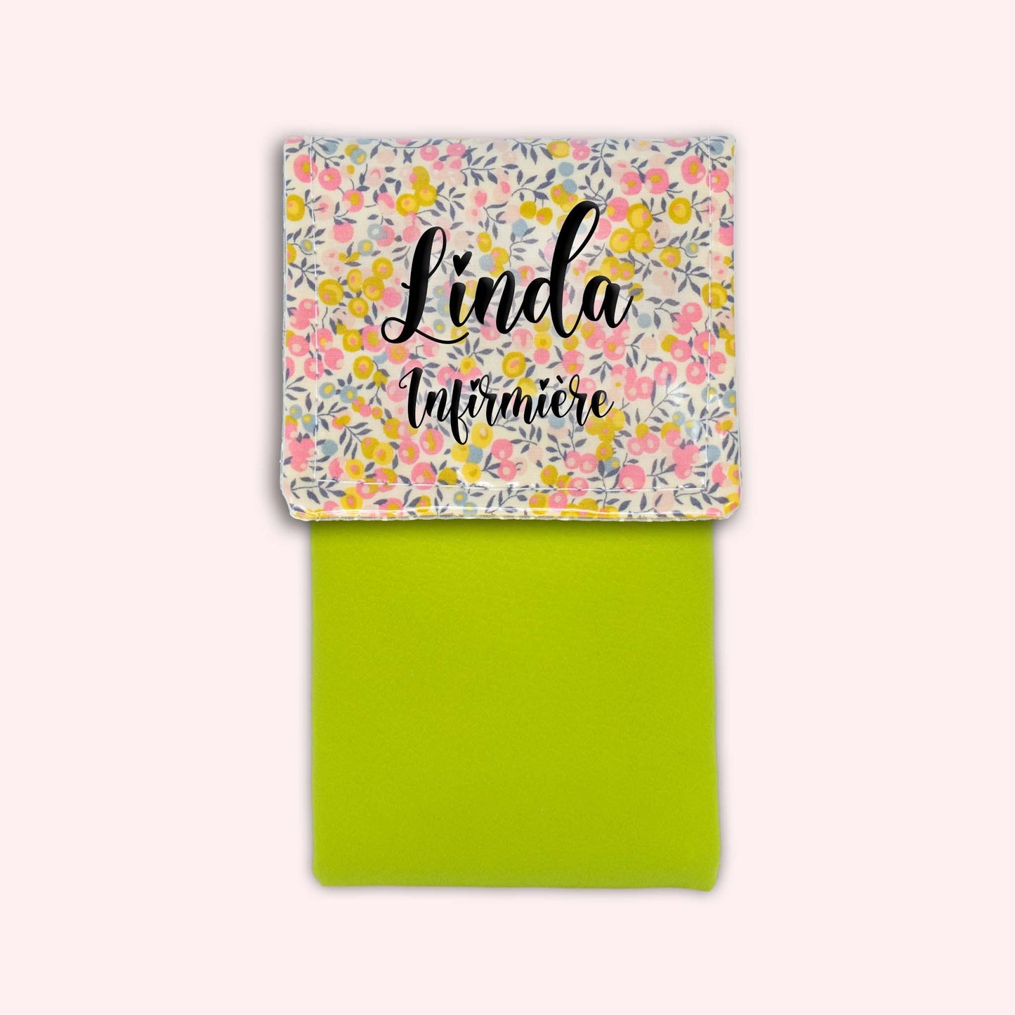 Liberty Wiltshire Yellow Pink Magnetic Pouch