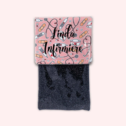 Pochette aimantée Médical Rose pâle