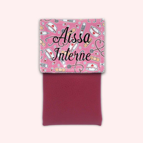 Pochette aimantée Médical Fuchsia