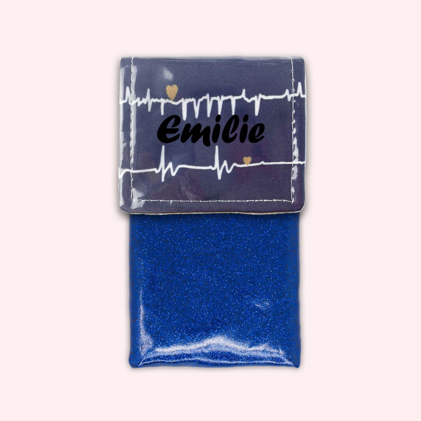 Pochette aimantée Rythme Bleu Marine