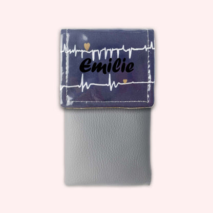 Pochette aimantée Rythme Bleu Marine