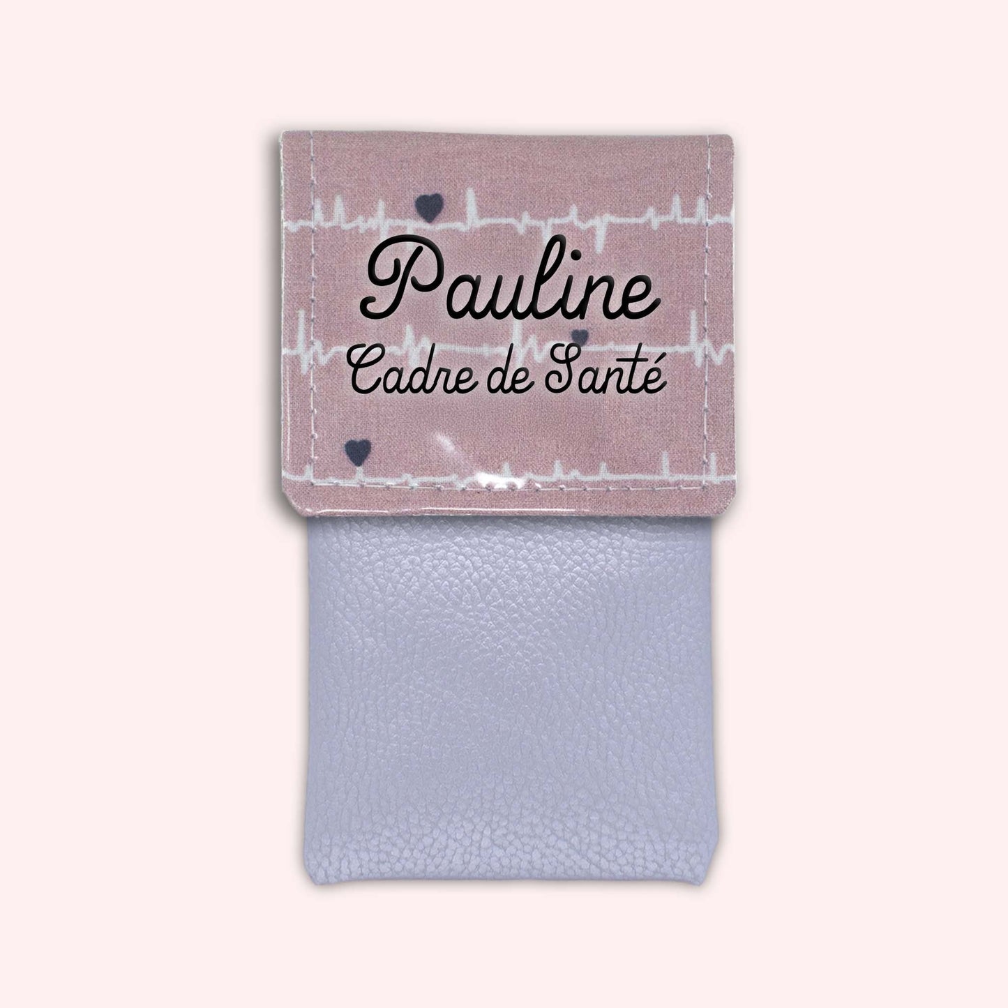 Grey Rosé Rhythm Magnetic Pouch