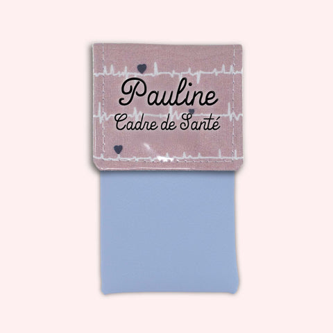 Pochette aimantée Rythme Rosé Pastel