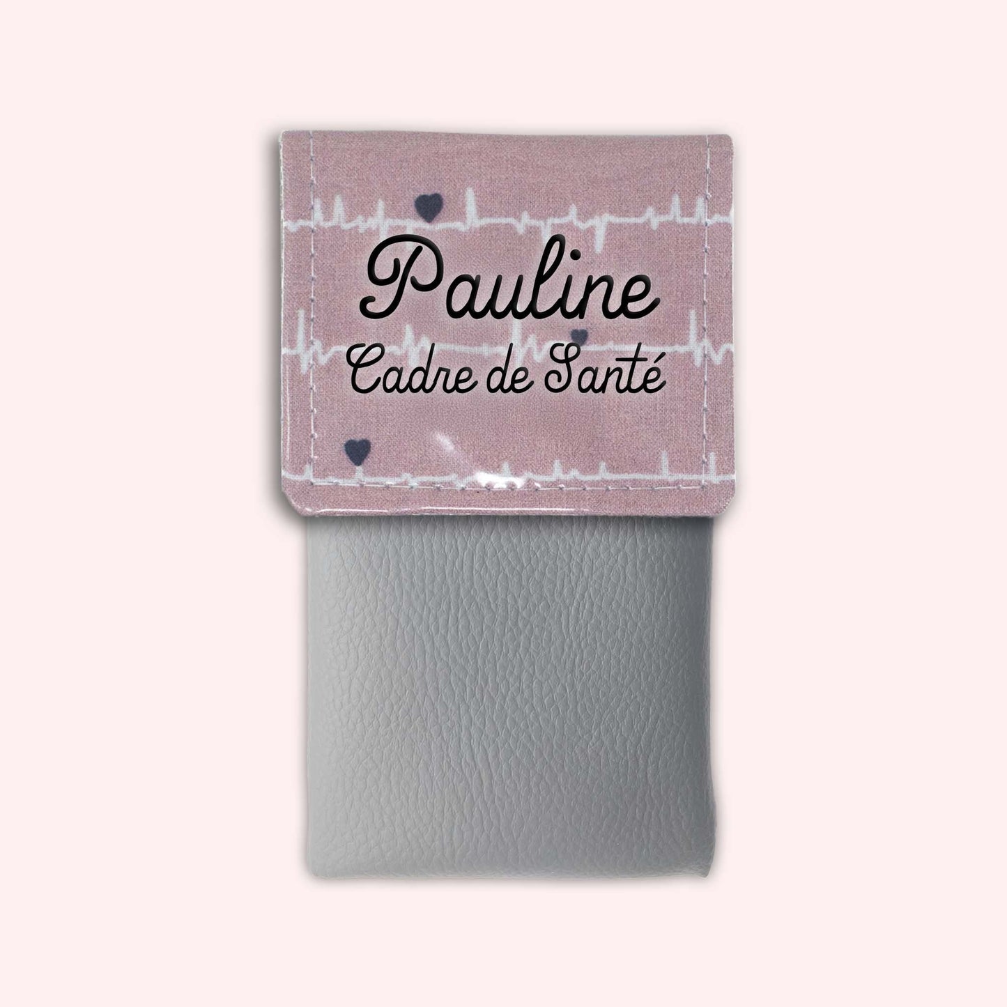 Grey Rosé Rhythm Magnetic Pouch