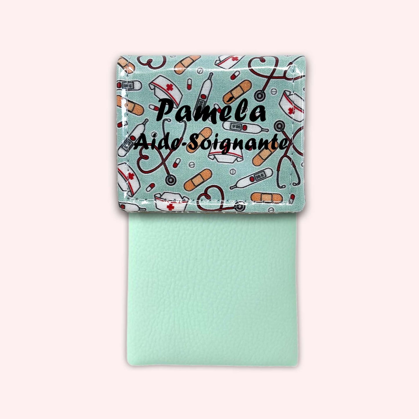 Pochette aimantée Médical Menthe