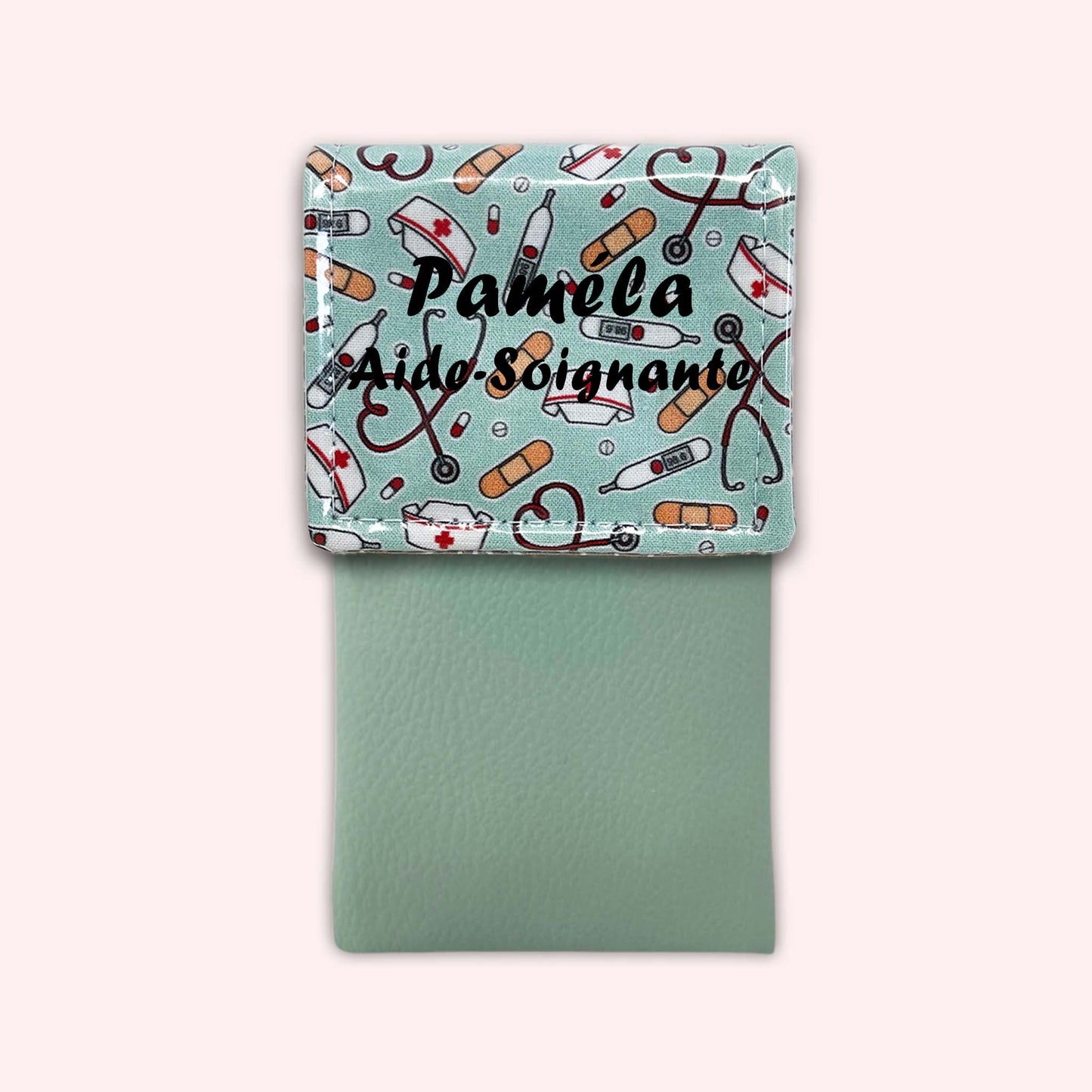 Pochette aimantée Médical Menthe