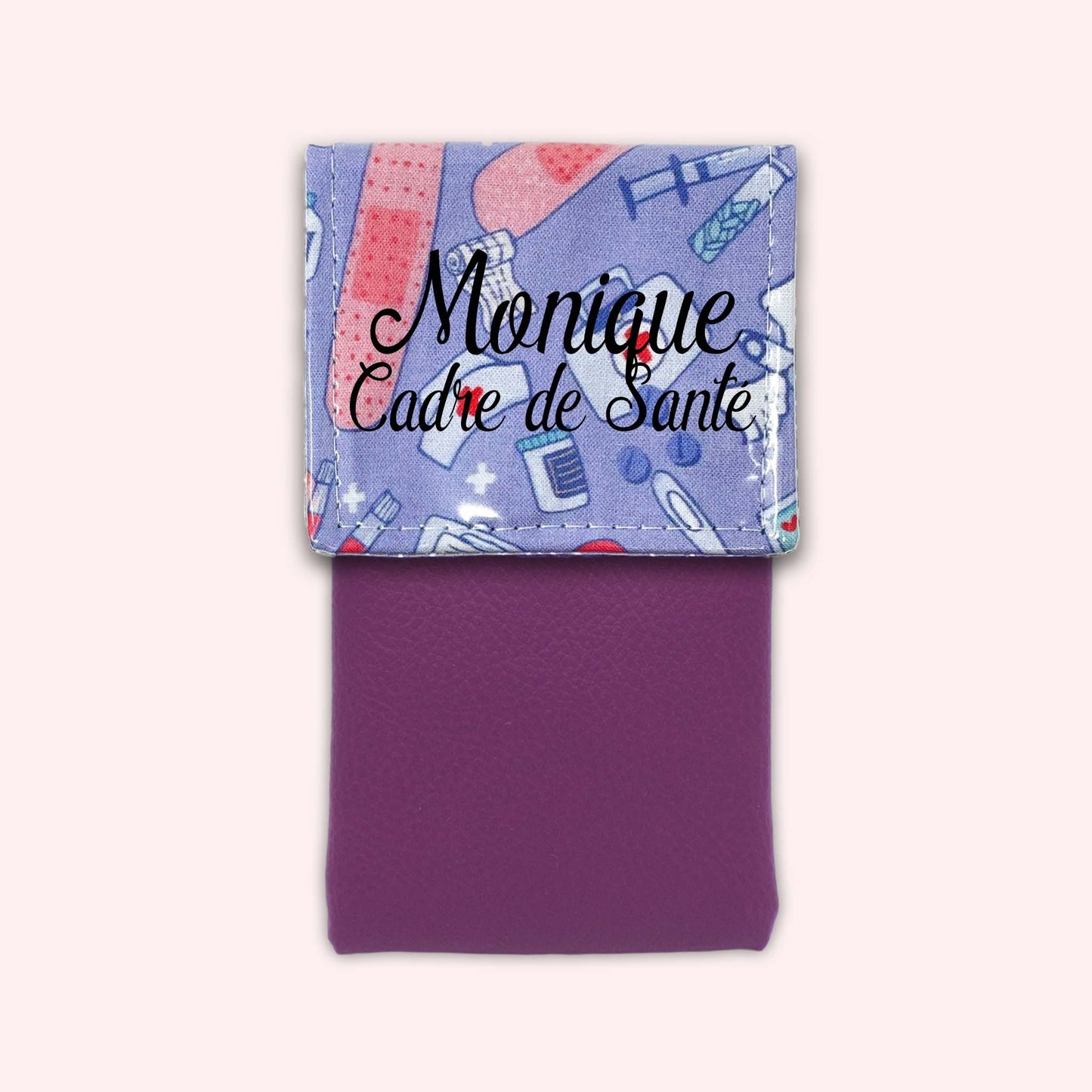 Pochette aimantée Médical Violet