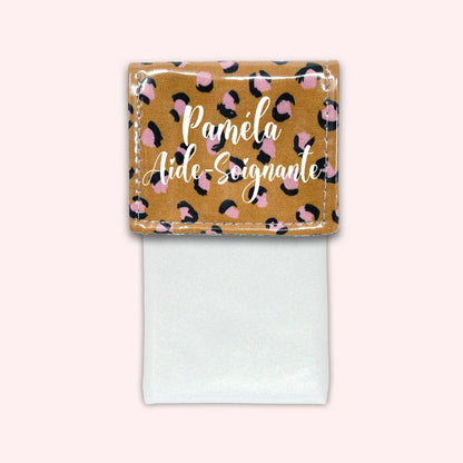 Leopard Caramel Magnetic Pouch