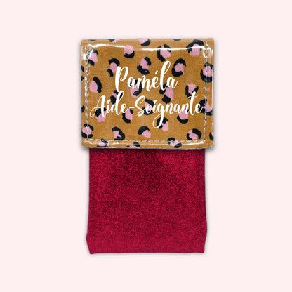 Leopard Caramel Magnetic Pouch