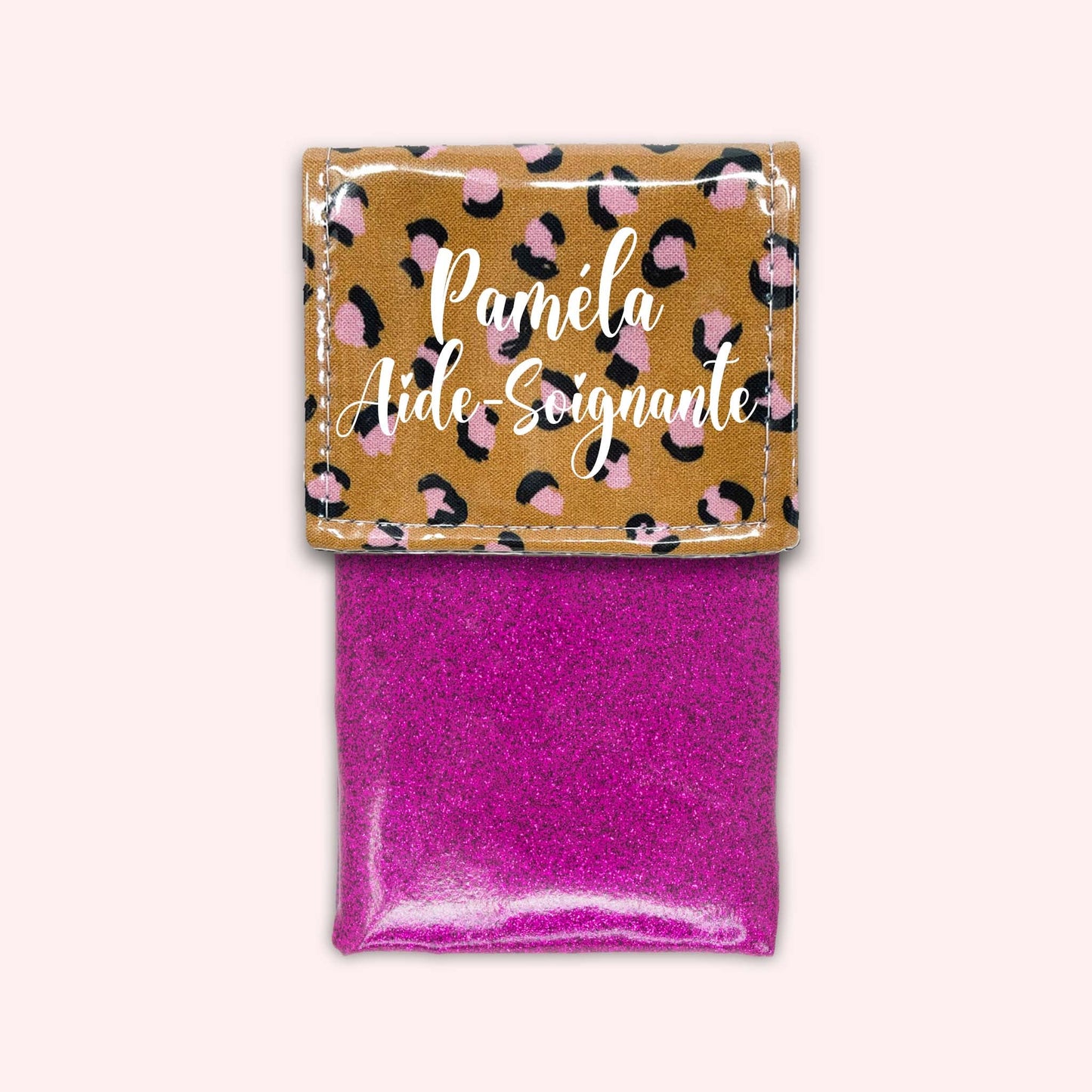 Leopard Caramel Magnetic Pouch