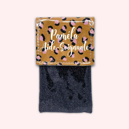 Leopard Caramel Magnetic Pouch