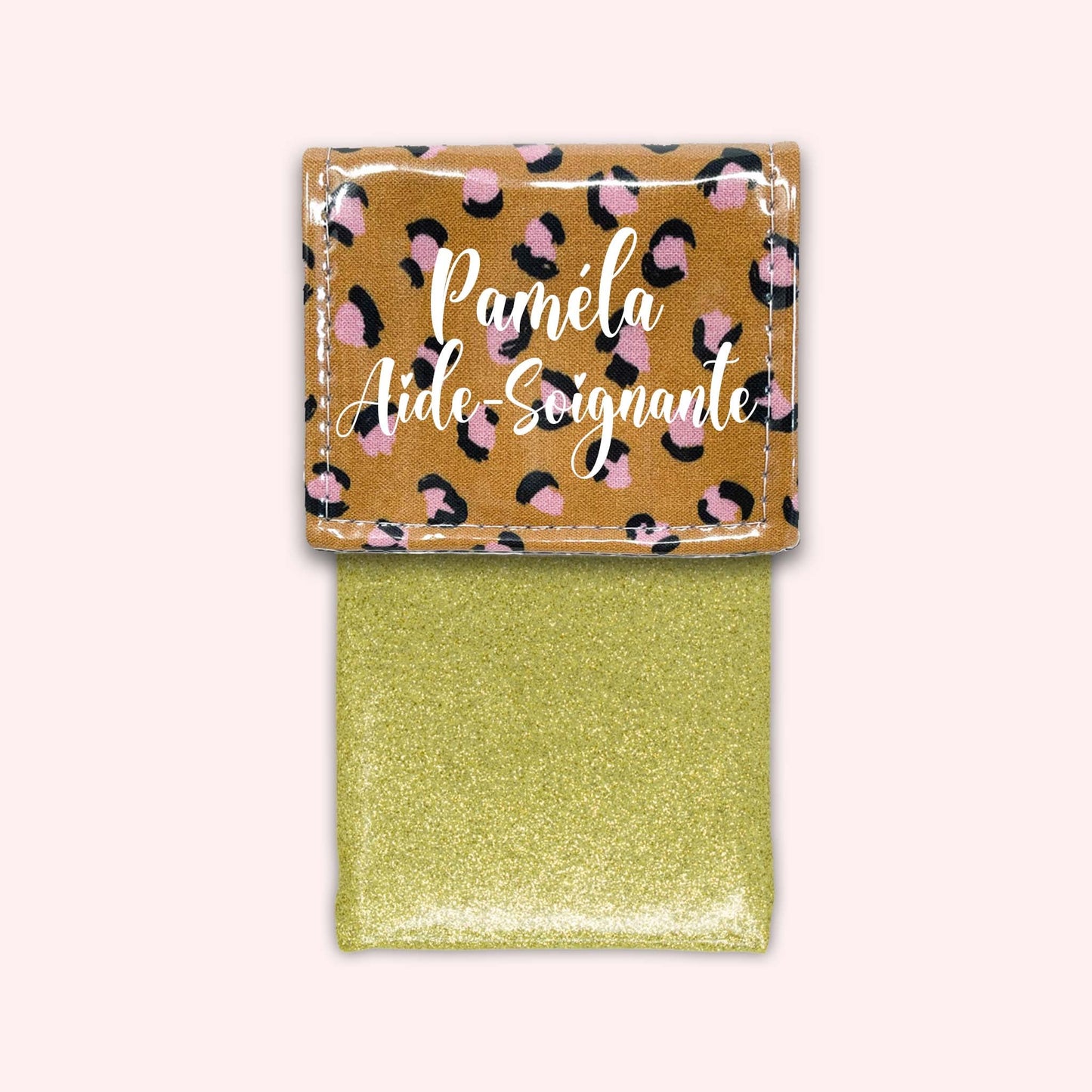 Leopard Caramel Magnetic Pouch