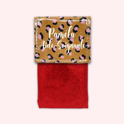 Leopard Caramel Magnetic Pouch