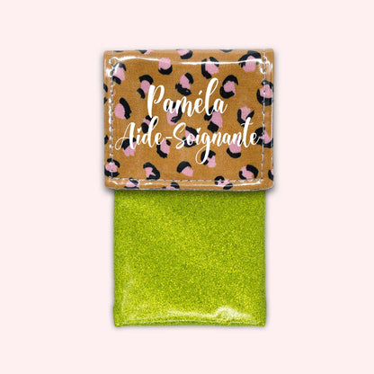 Leopard Caramel Magnetic Pouch