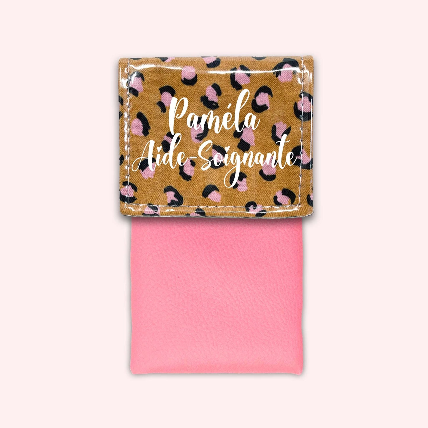 Leopard Caramel Magnetic Pouch