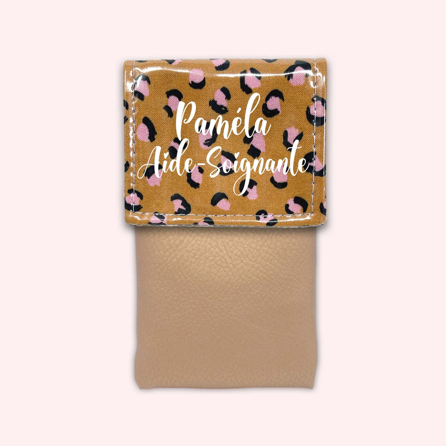 Leopard Caramel Magnetic Pouch