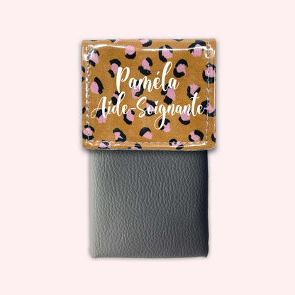 Leopard Caramel Magnetic Pouch