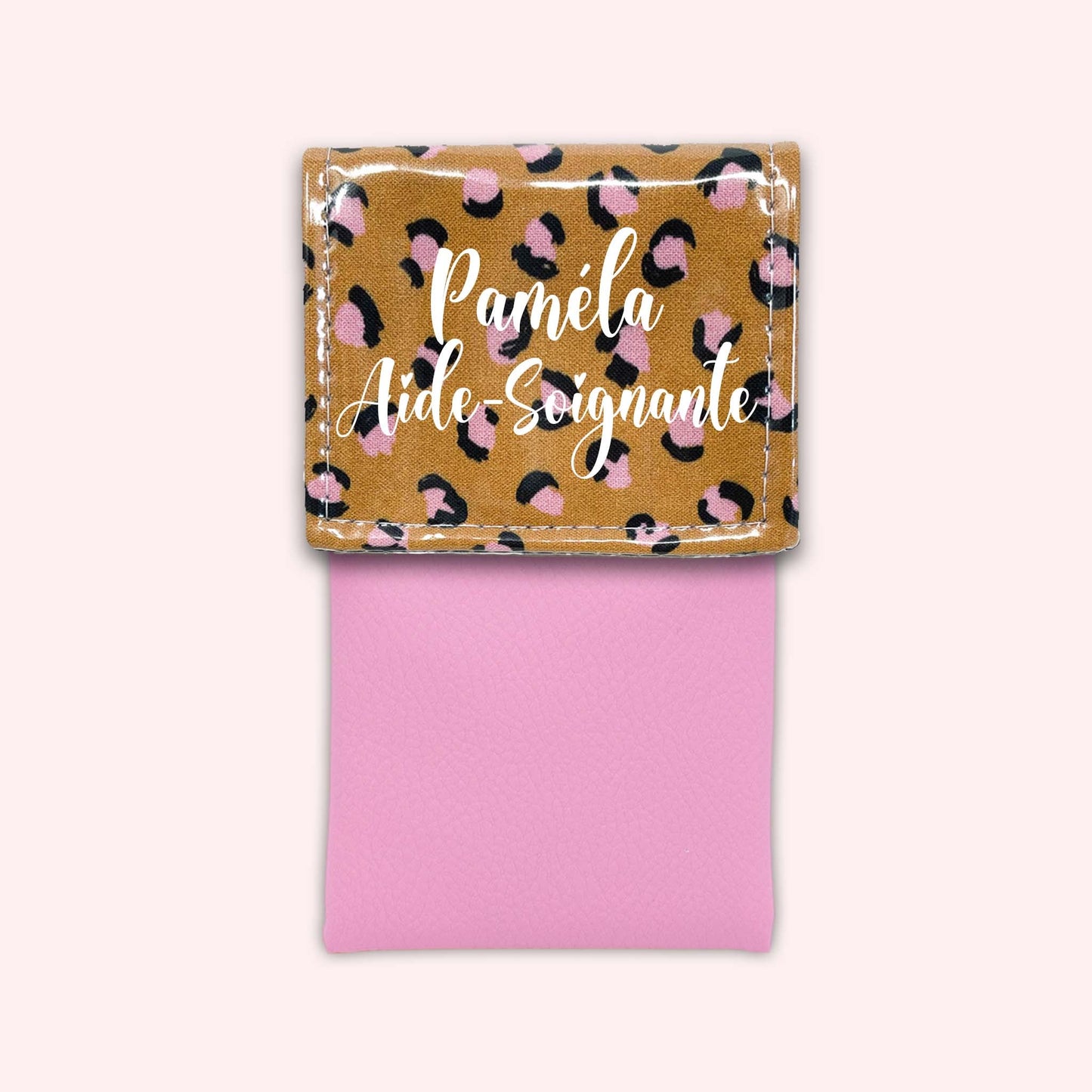 Leopard Caramel Magnetic Pouch