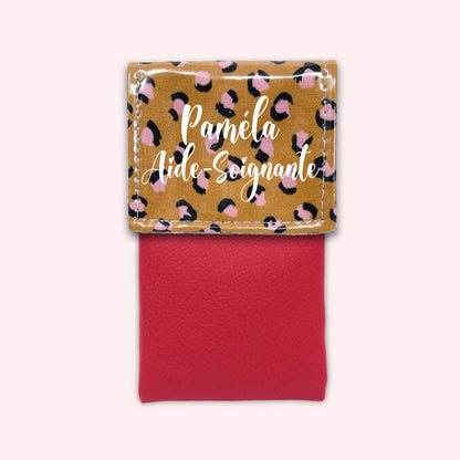 Leopard Caramel Magnetic Pouch