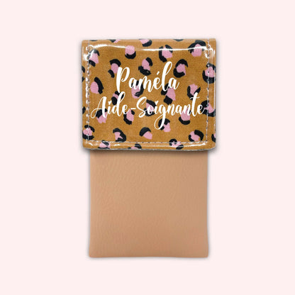 Leopard Caramel Magnetic Pouch