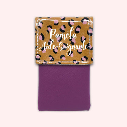 Leopard Caramel Magnetic Pouch