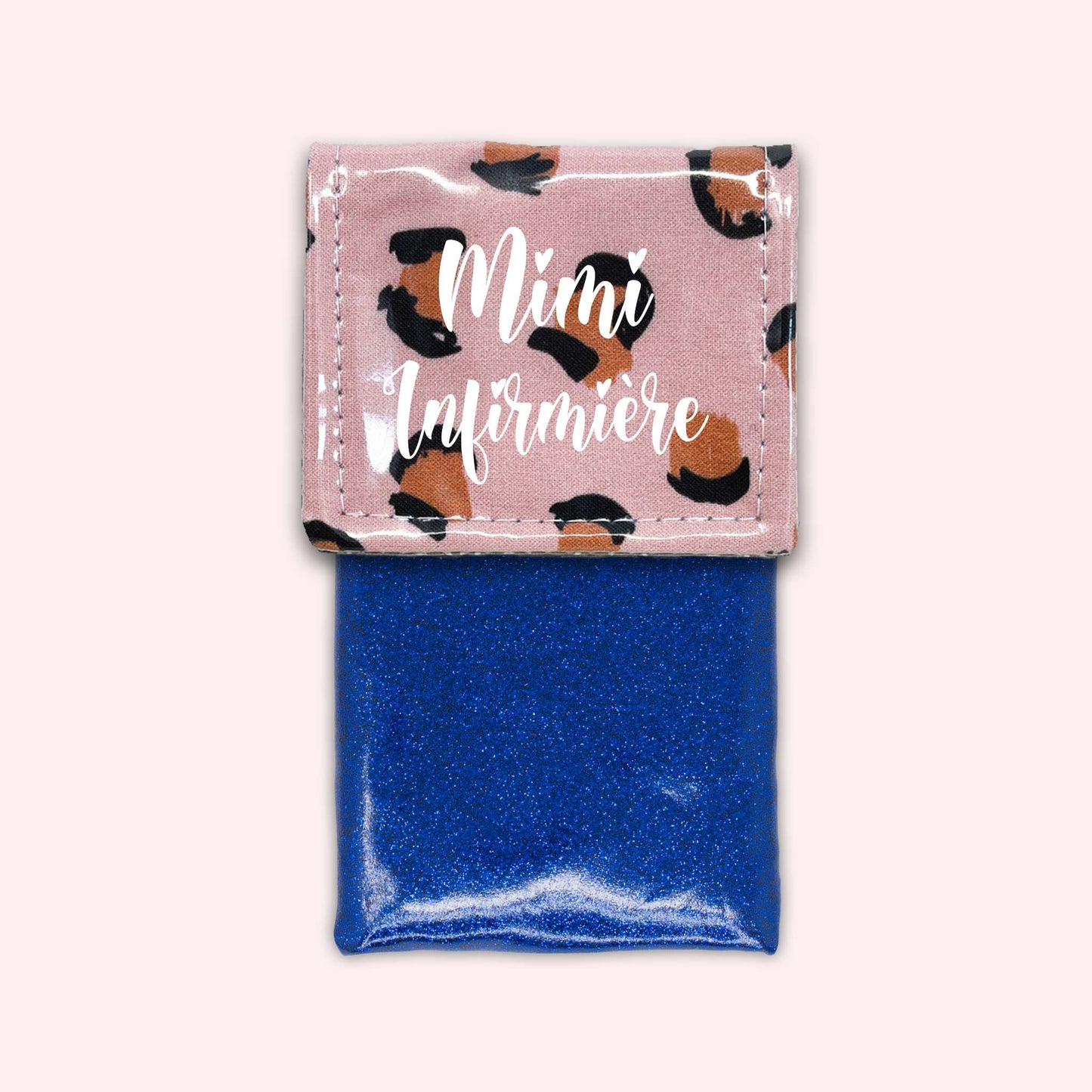 Pink Leopard Magnetic Pouch