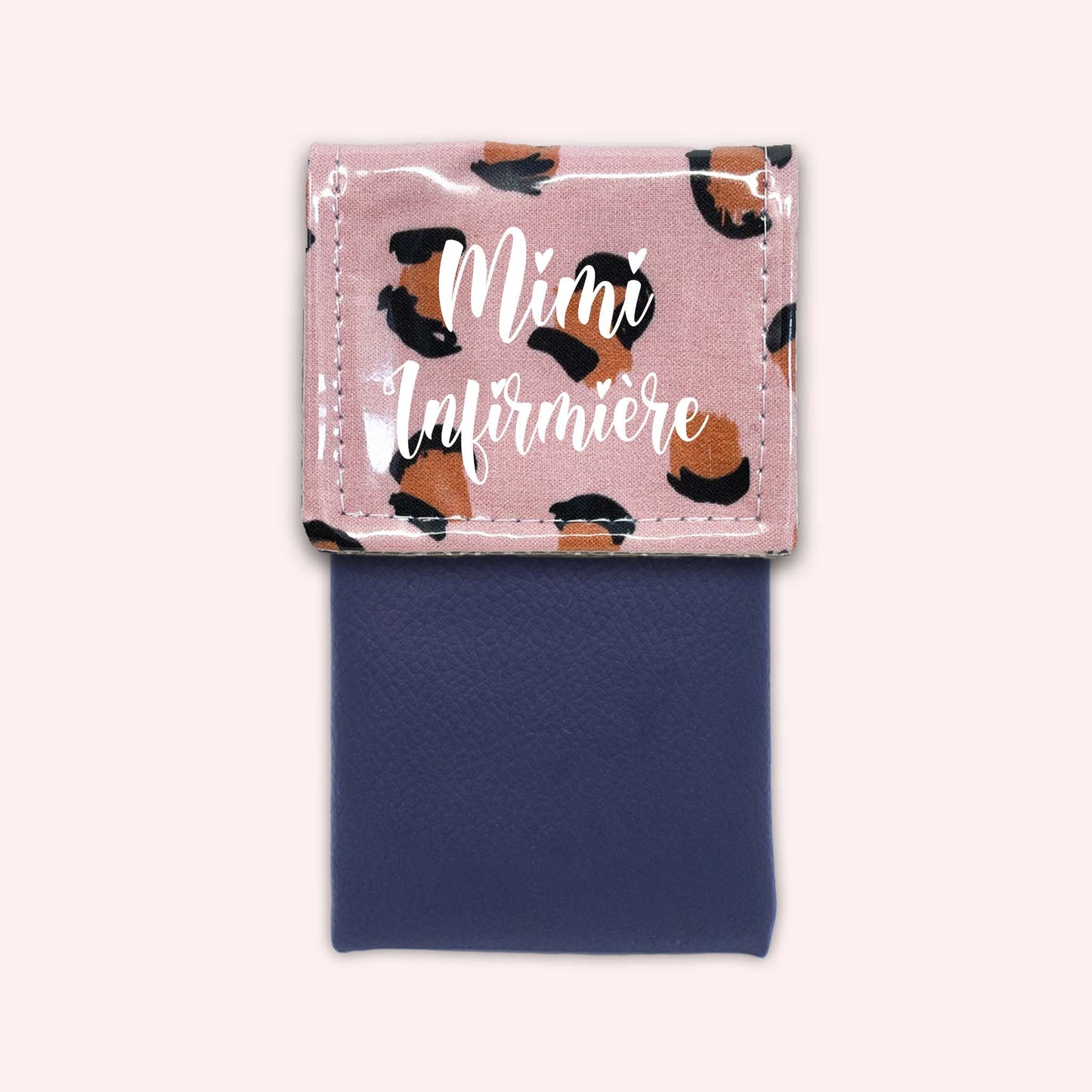 Pink Leopard Magnetic Pouch