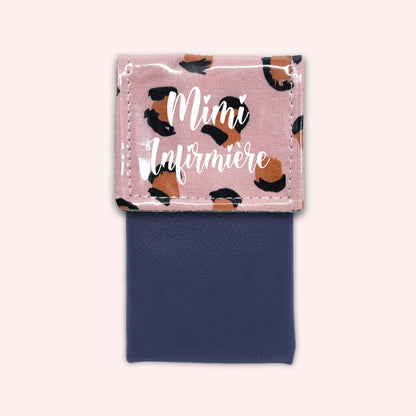 Pink Leopard Magnetic Pouch