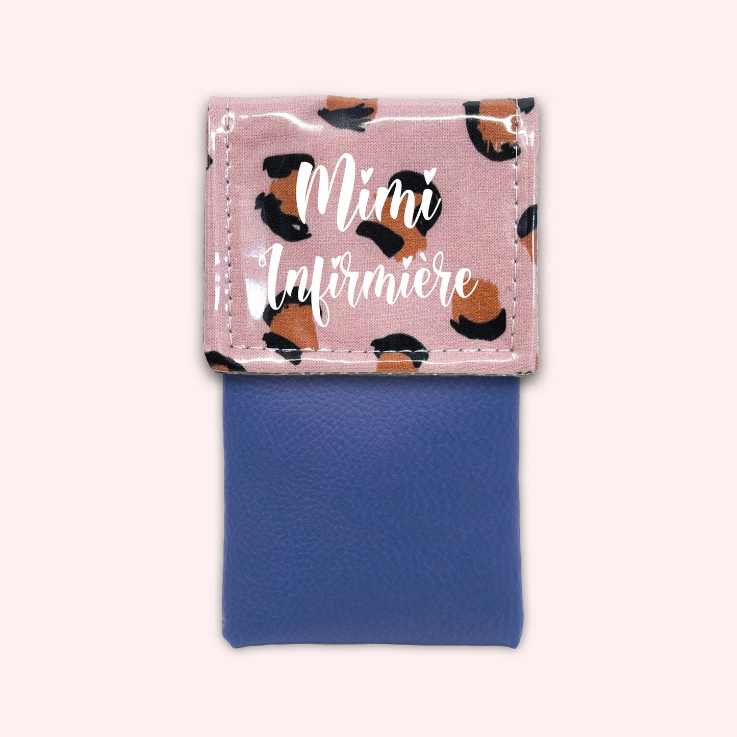 Pink Leopard Magnetic Pouch