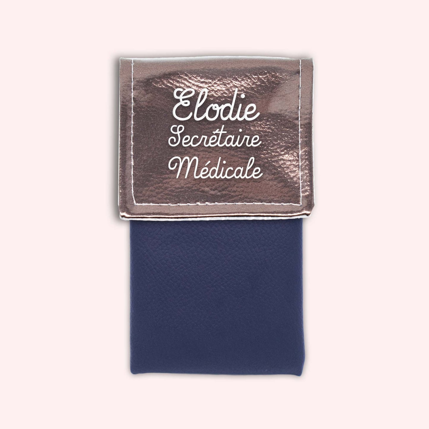 Metallic Bronze Magnetic Pouch