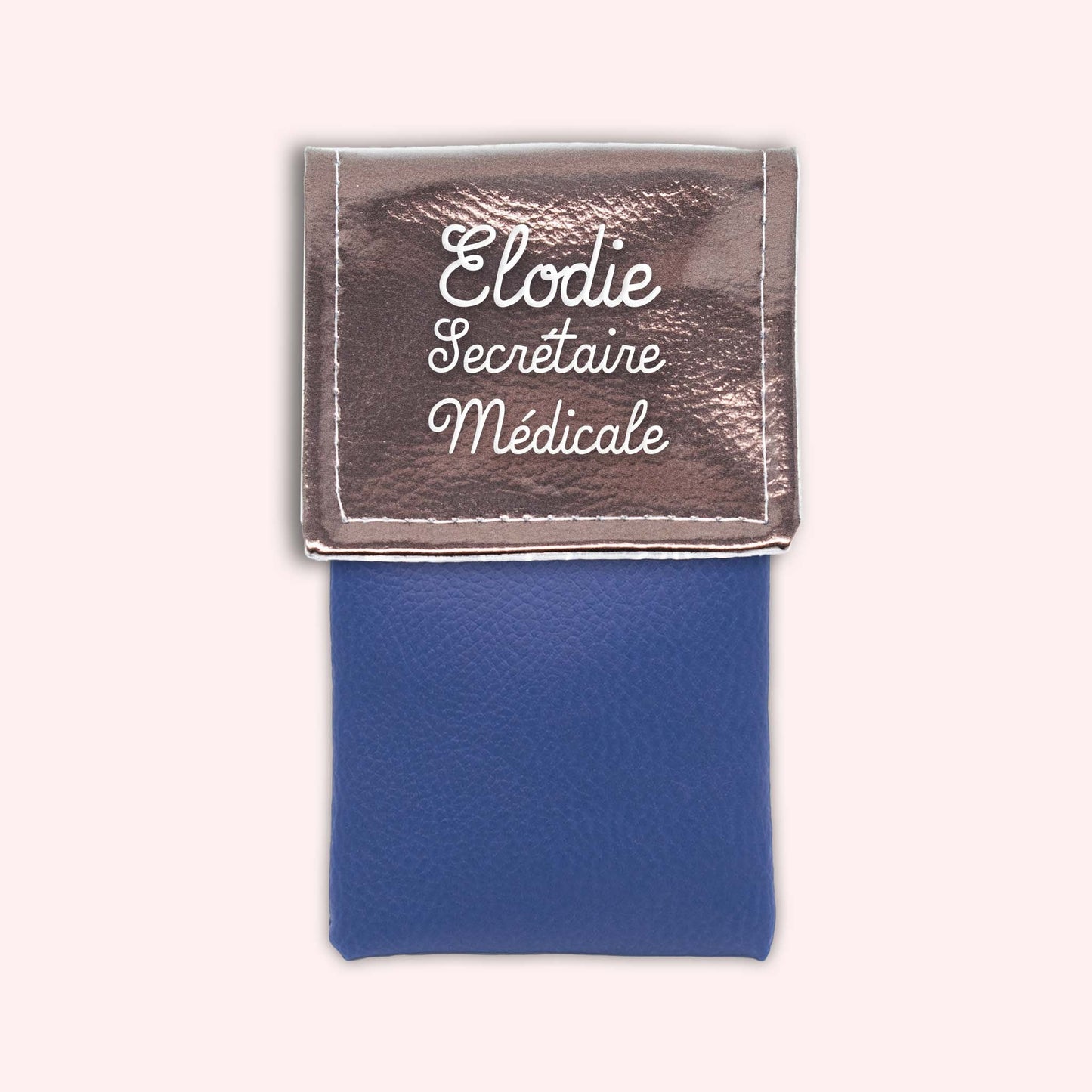 Metallic Bronze Magnetic Pouch