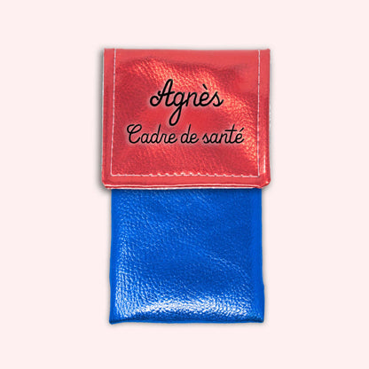 Metallic Red Magnetic Pouch