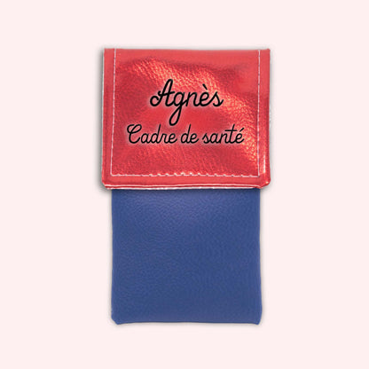 Metallic Red Magnetic Pouch