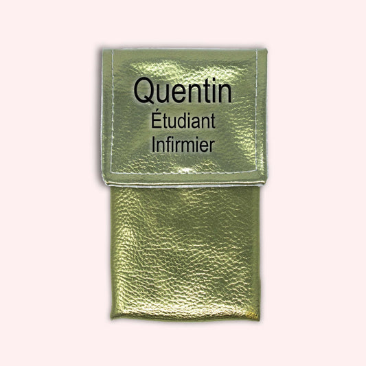 Metallic Green Magnetic Pouch