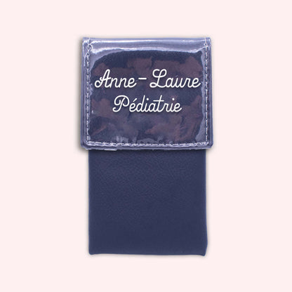 Pochette aimantée Bleu marine