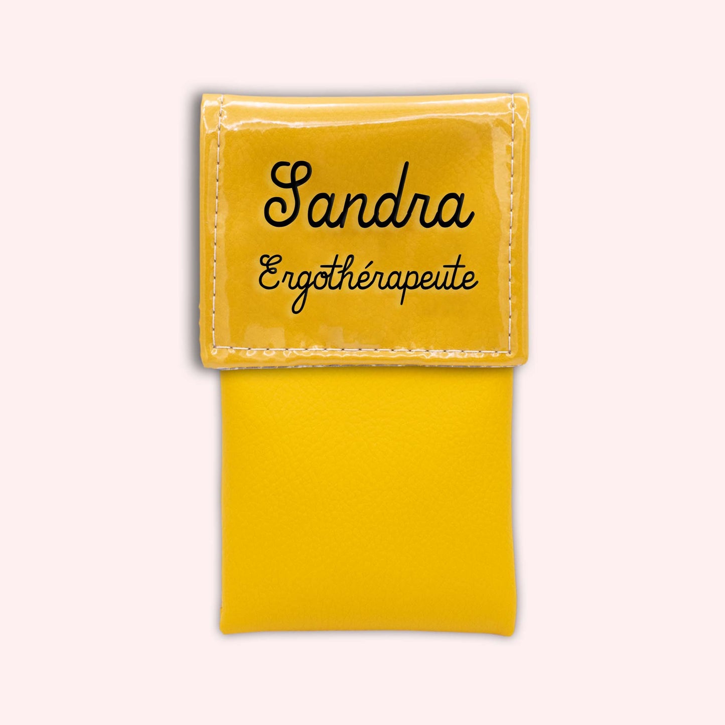 Pochette aimantée Jaune