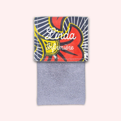 Orange and Yellow Wax Magnetic Pouch