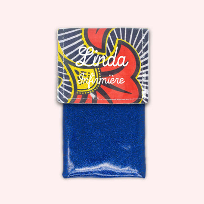 Orange and Yellow Wax Magnetic Pouch