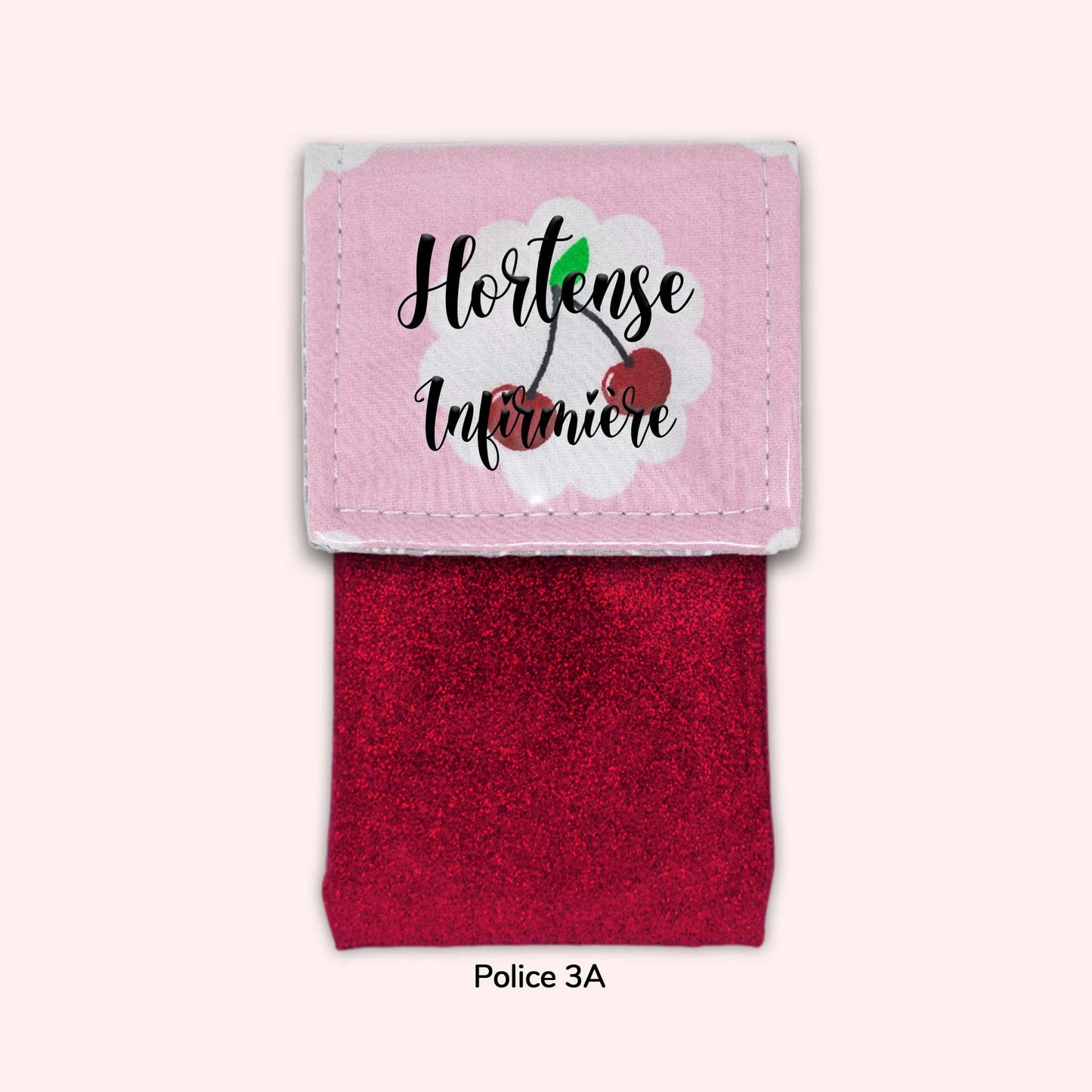 Cherry Tart Pink Magnetic Pouch