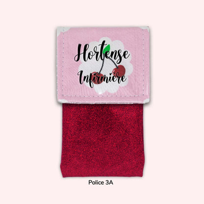 Cherry Tart Pink Magnetic Pouch