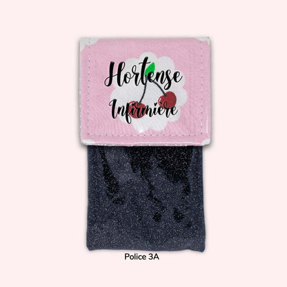 Cherry Tart Pink Magnetic Pouch