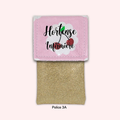 Cherry Tart Pink Magnetic Pouch