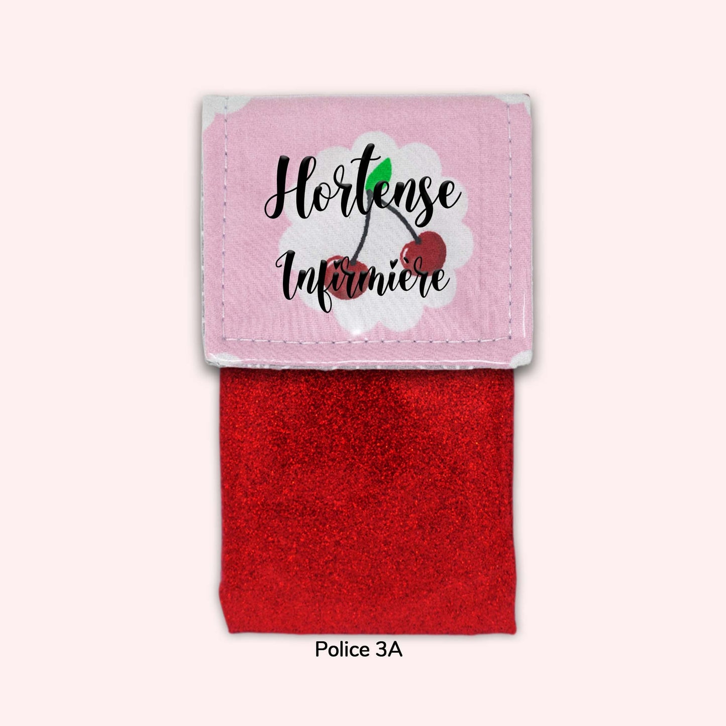 Cherry Tart Pink Magnetic Pouch