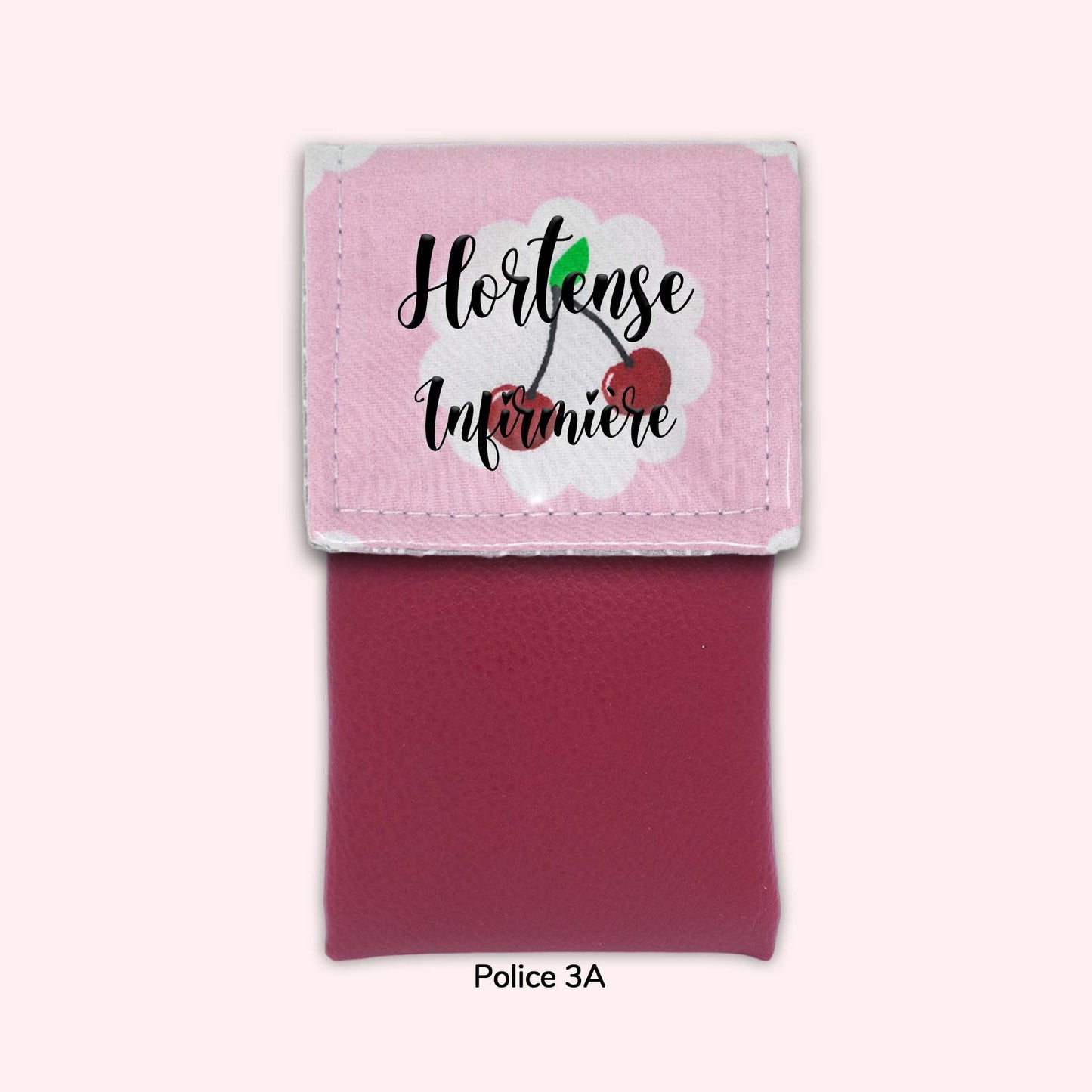 Cherry Tart Pink Magnetic Pouch