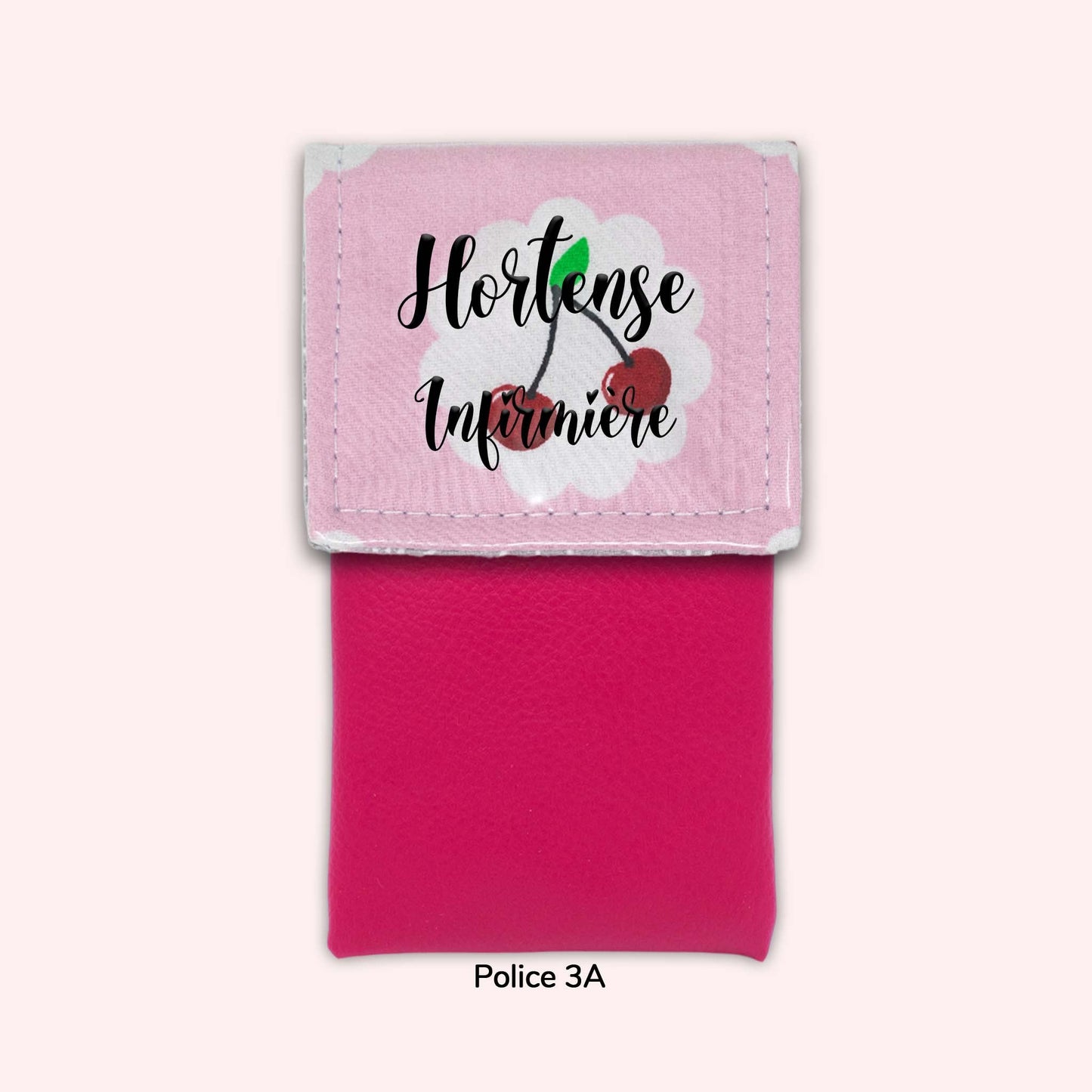 Cherry Tart Pink Magnetic Pouch