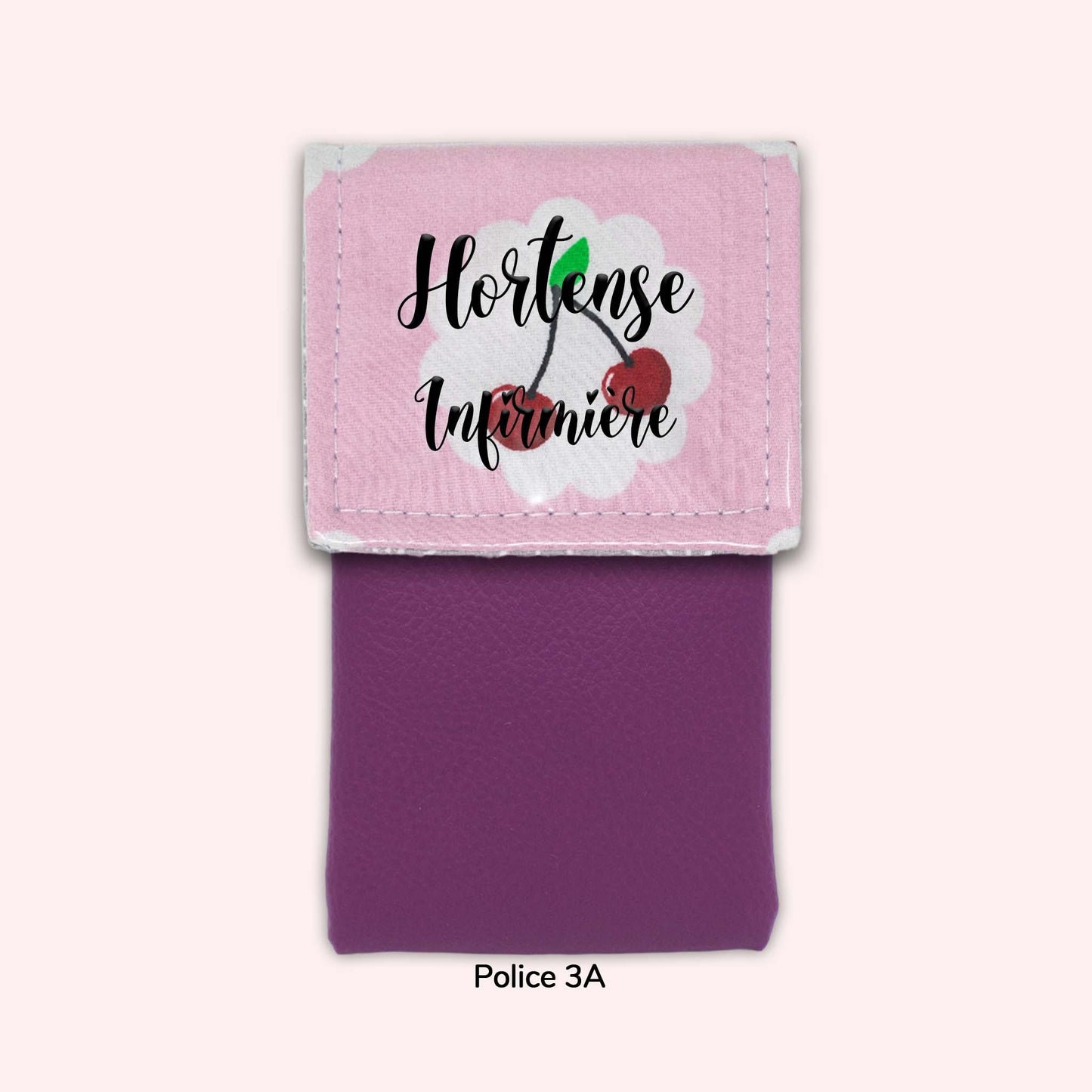 Cherry Tart Pink Magnetic Pouch