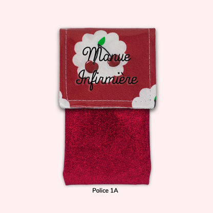 Cherry Tart Red Magnetic Pouch